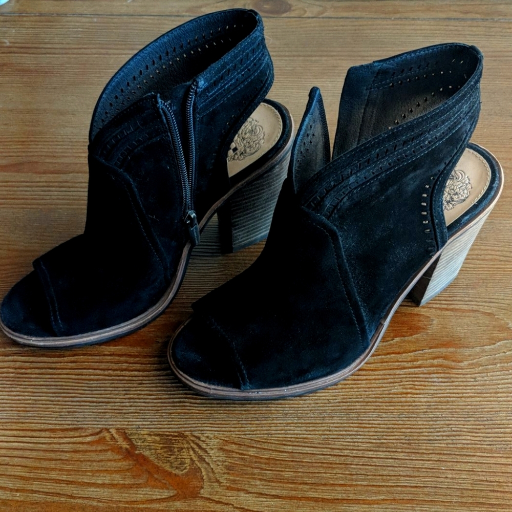 Vince Camuto Black Booties.